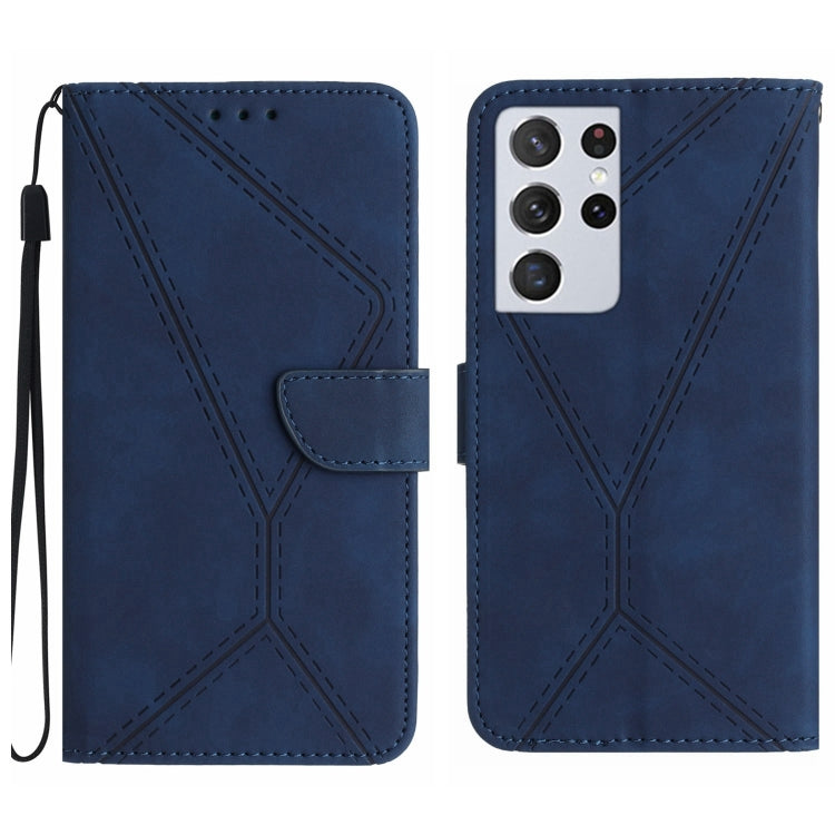 Stitching Embossed Leather Phone Case, For Samsung Galaxy S21 Ultra 5G, For Samsung Galaxy S20, For Samsung Galaxy S20+, For Samsung Galaxy S20 Ultra, For Samsung Galaxy S20 FE, For Samsung Galaxy S10, For Samsung Galaxy S10+, For Samsung Galaxy Note20