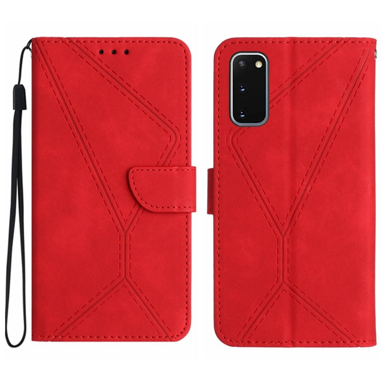 Stitching Embossed Leather Phone Case, For Samsung Galaxy S21 Ultra 5G, For Samsung Galaxy S20, For Samsung Galaxy S20+, For Samsung Galaxy S20 Ultra, For Samsung Galaxy S20 FE, For Samsung Galaxy S10, For Samsung Galaxy S10+, For Samsung Galaxy Note20
