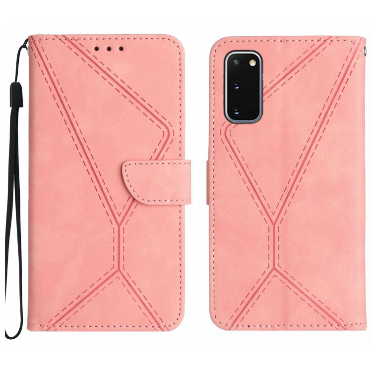 Stitching Embossed Leather Phone Case, For Samsung Galaxy S21 Ultra 5G, For Samsung Galaxy S20, For Samsung Galaxy S20+, For Samsung Galaxy S20 Ultra, For Samsung Galaxy S20 FE, For Samsung Galaxy S10, For Samsung Galaxy S10+, For Samsung Galaxy Note20