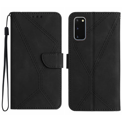 Stitching Embossed Leather Phone Case, For Samsung Galaxy S21 Ultra 5G, For Samsung Galaxy S20, For Samsung Galaxy S20+, For Samsung Galaxy S20 Ultra, For Samsung Galaxy S20 FE, For Samsung Galaxy S10, For Samsung Galaxy S10+, For Samsung Galaxy Note20