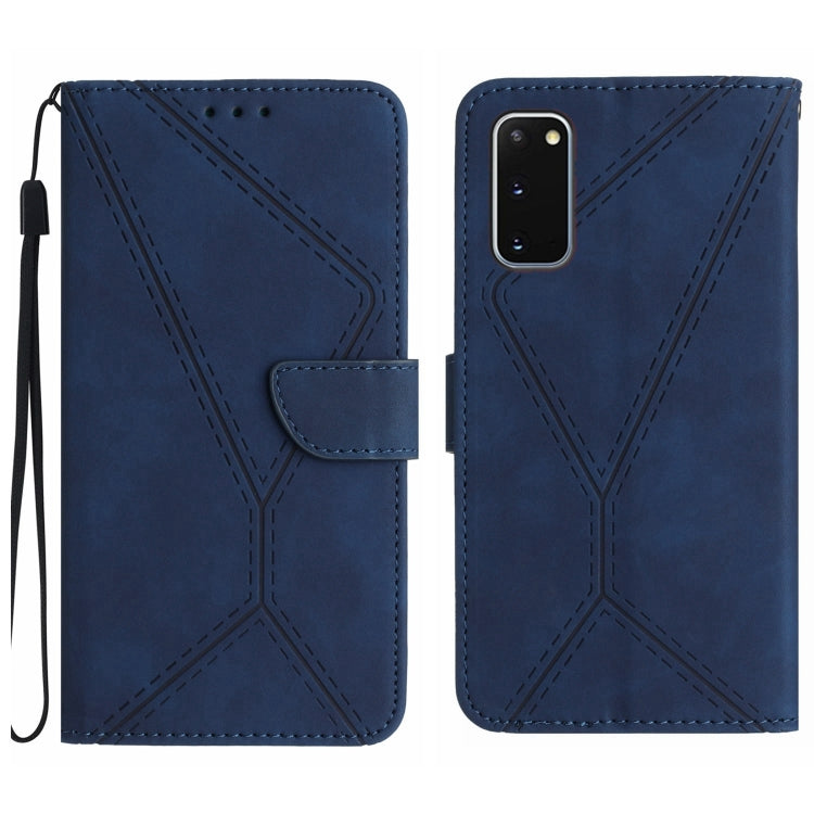 Stitching Embossed Leather Phone Case, For Samsung Galaxy S21 Ultra 5G, For Samsung Galaxy S20, For Samsung Galaxy S20+, For Samsung Galaxy S20 Ultra, For Samsung Galaxy S20 FE, For Samsung Galaxy S10, For Samsung Galaxy S10+, For Samsung Galaxy Note20