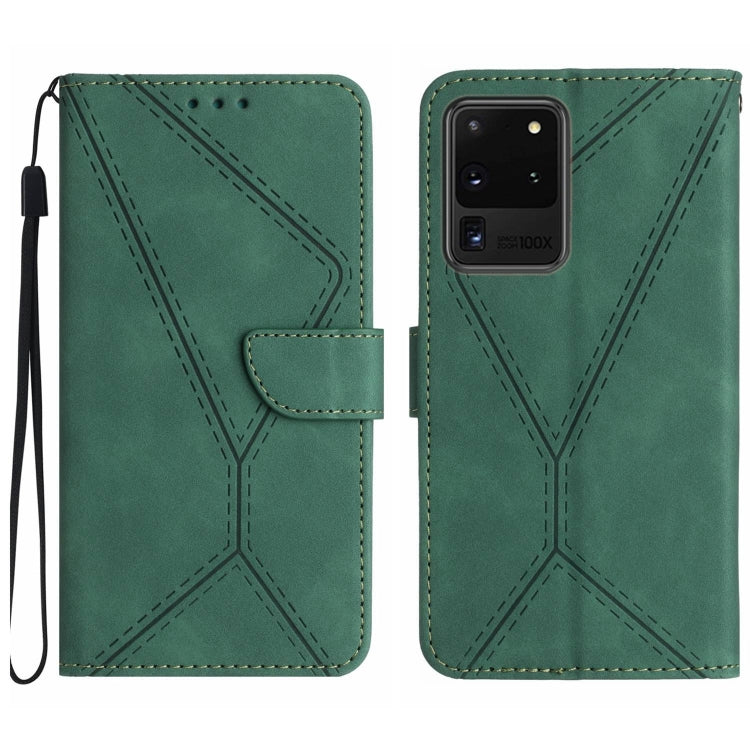 Stitching Embossed Leather Phone Case, For Samsung Galaxy S21 Ultra 5G, For Samsung Galaxy S20, For Samsung Galaxy S20+, For Samsung Galaxy S20 Ultra, For Samsung Galaxy S20 FE, For Samsung Galaxy S10, For Samsung Galaxy S10+, For Samsung Galaxy Note20
