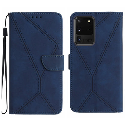 Stitching Embossed Leather Phone Case, For Samsung Galaxy S21 Ultra 5G, For Samsung Galaxy S20, For Samsung Galaxy S20+, For Samsung Galaxy S20 Ultra, For Samsung Galaxy S20 FE, For Samsung Galaxy S10, For Samsung Galaxy S10+, For Samsung Galaxy Note20