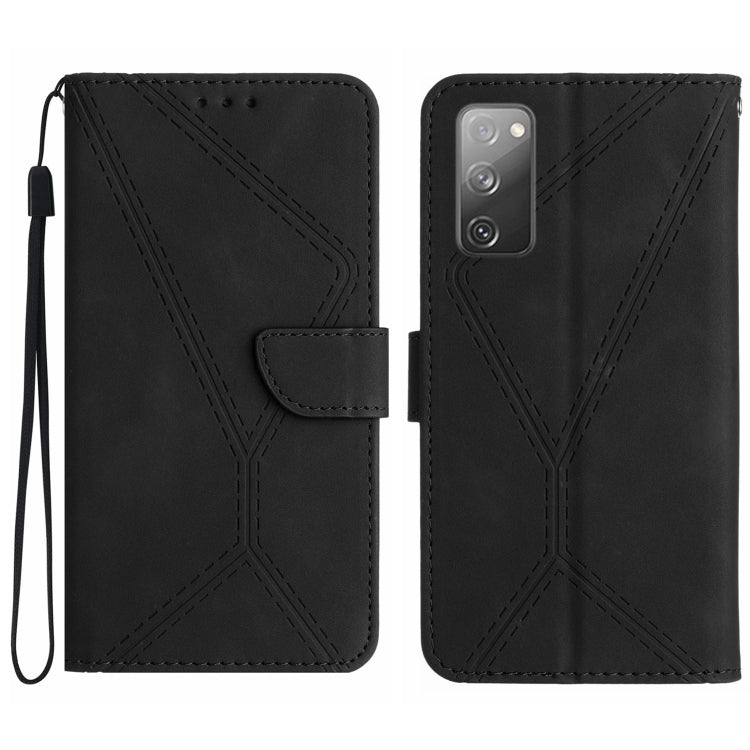 Stitching Embossed Leather Phone Case, For Samsung Galaxy S21 Ultra 5G, For Samsung Galaxy S20, For Samsung Galaxy S20+, For Samsung Galaxy S20 Ultra, For Samsung Galaxy S20 FE, For Samsung Galaxy S10, For Samsung Galaxy S10+, For Samsung Galaxy Note20
