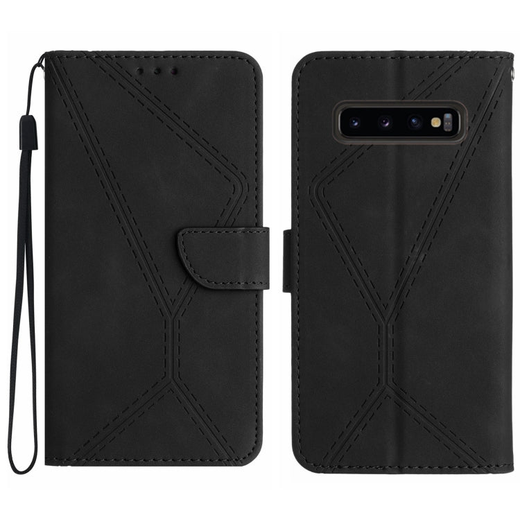 Stitching Embossed Leather Phone Case, For Samsung Galaxy S21 Ultra 5G, For Samsung Galaxy S20, For Samsung Galaxy S20+, For Samsung Galaxy S20 Ultra, For Samsung Galaxy S20 FE, For Samsung Galaxy S10, For Samsung Galaxy S10+, For Samsung Galaxy Note20