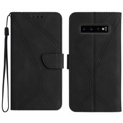 Stitching Embossed Leather Phone Case, For Samsung Galaxy S21 Ultra 5G, For Samsung Galaxy S20, For Samsung Galaxy S20+, For Samsung Galaxy S20 Ultra, For Samsung Galaxy S20 FE, For Samsung Galaxy S10, For Samsung Galaxy S10+, For Samsung Galaxy Note20
