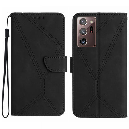Stitching Embossed Leather Phone Case, For Samsung Galaxy Note20 Ultra, For Samsung Galaxy Note10+, For Samsung Galaxy A03 164mm, For Samsung Galaxy A03 166mm, For Samsung Galaxy A03s 165.8mm, For Samsung Galaxy A03s 166mm                              ...