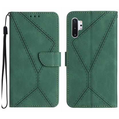 Stitching Embossed Leather Phone Case, For Samsung Galaxy Note20 Ultra, For Samsung Galaxy Note10+, For Samsung Galaxy A03 164mm, For Samsung Galaxy A03 166mm, For Samsung Galaxy A03s 165.8mm, For Samsung Galaxy A03s 166mm                              ...