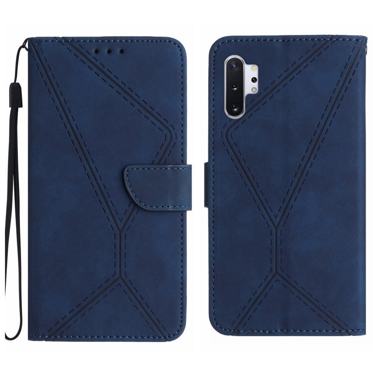 Stitching Embossed Leather Phone Case, For Samsung Galaxy Note20 Ultra, For Samsung Galaxy Note10+, For Samsung Galaxy A03 164mm, For Samsung Galaxy A03 166mm, For Samsung Galaxy A03s 165.8mm, For Samsung Galaxy A03s 166mm                              ...