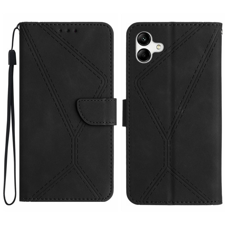 Stitching Embossed Leather Phone Case, For Samsung Galaxy Note20 Ultra, For Samsung Galaxy Note10+, For Samsung Galaxy A03 164mm, For Samsung Galaxy A03 166mm, For Samsung Galaxy A03s 165.8mm, For Samsung Galaxy A03s 166mm                              ...