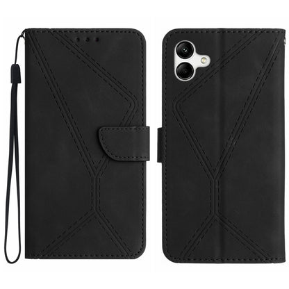 Stitching Embossed Leather Phone Case, For Samsung Galaxy Note20 Ultra, For Samsung Galaxy Note10+, For Samsung Galaxy A03 164mm, For Samsung Galaxy A03 166mm, For Samsung Galaxy A03s 165.8mm, For Samsung Galaxy A03s 166mm                              ...