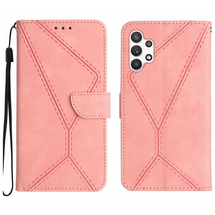 Stitching Embossed Leather Phone Case, For Samsung Galaxy A12 / M12, For Samsung Galaxy A13 4G, For Samsung Galaxy A13 5G / M13 5G, For Samsung Galaxy A14 5G / A14 4G, For Samsung Galaxy A20 / A30, For Samsung Galaxy A20e / A10e, For Samsung Galaxy A22...