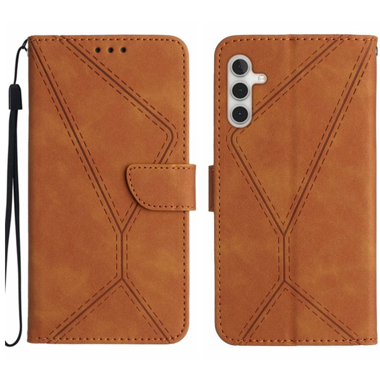 Stitching Embossed Leather Phone Case, For Samsung Galaxy A12 / M12, For Samsung Galaxy A13 4G, For Samsung Galaxy A13 5G / M13 5G, For Samsung Galaxy A14 5G / A14 4G, For Samsung Galaxy A20 / A30, For Samsung Galaxy A20e / A10e, For Samsung Galaxy A22...
