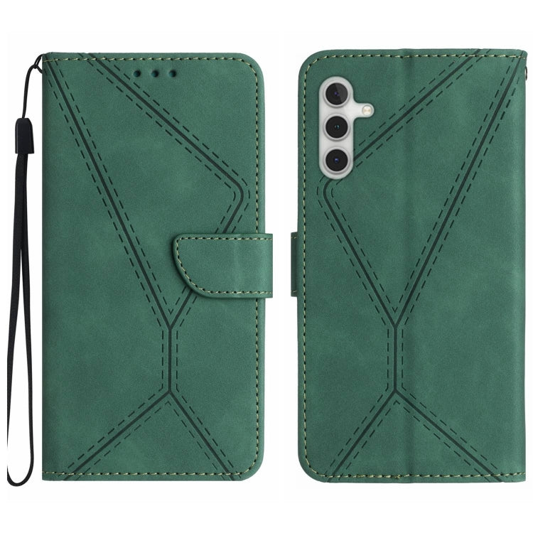 Stitching Embossed Leather Phone Case, For Samsung Galaxy A12 / M12, For Samsung Galaxy A13 4G, For Samsung Galaxy A13 5G / M13 5G, For Samsung Galaxy A14 5G / A14 4G, For Samsung Galaxy A20 / A30, For Samsung Galaxy A20e / A10e, For Samsung Galaxy A22...