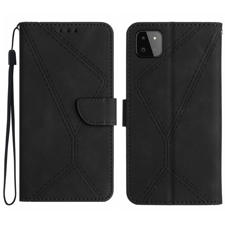 Stitching Embossed Leather Phone Case, For Samsung Galaxy A12 / M12, For Samsung Galaxy A13 4G, For Samsung Galaxy A13 5G / M13 5G, For Samsung Galaxy A14 5G / A14 4G, For Samsung Galaxy A20 / A30, For Samsung Galaxy A20e / A10e, For Samsung Galaxy A22...