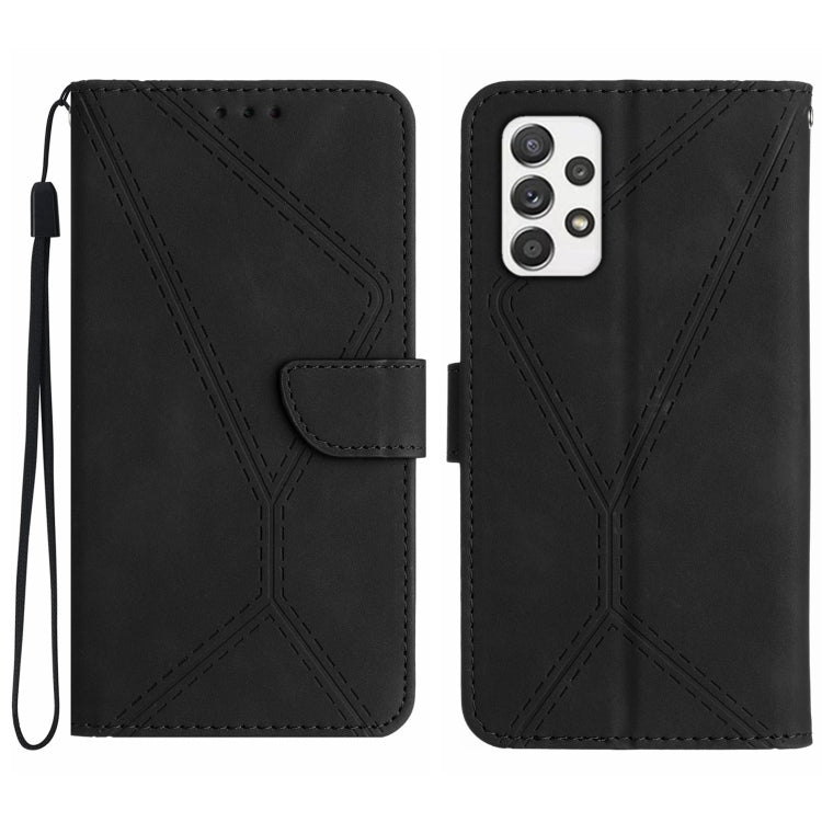 Stitching Embossed Leather Phone Case, For Samsung Galaxy A23 4G / 5G, For Samsung Galaxy A24 4G, For Samsung Galaxy A32 4G, For Samsung Galaxy A32 5G, For Samsung Galaxy A33 5G, For Samsung Galaxy A34 5G, For Samsung Galaxy A40                        ...