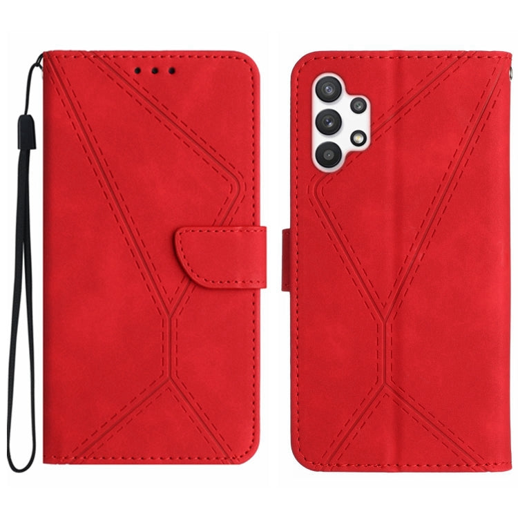 Stitching Embossed Leather Phone Case, For Samsung Galaxy A23 4G / 5G, For Samsung Galaxy A24 4G, For Samsung Galaxy A32 4G, For Samsung Galaxy A32 5G, For Samsung Galaxy A33 5G, For Samsung Galaxy A34 5G, For Samsung Galaxy A40                        ...