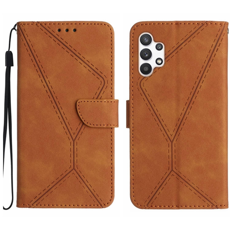 Stitching Embossed Leather Phone Case, For Samsung Galaxy A23 4G / 5G, For Samsung Galaxy A24 4G, For Samsung Galaxy A32 4G, For Samsung Galaxy A32 5G, For Samsung Galaxy A33 5G, For Samsung Galaxy A34 5G, For Samsung Galaxy A40                        ...
