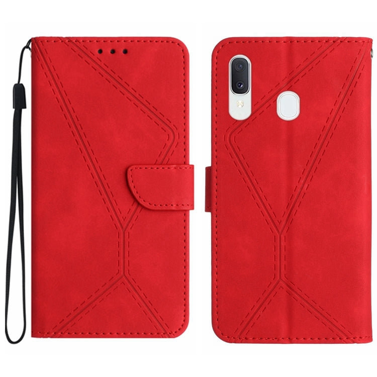 Stitching Embossed Leather Phone Case, For Samsung Galaxy A23 4G / 5G, For Samsung Galaxy A24 4G, For Samsung Galaxy A32 4G, For Samsung Galaxy A32 5G, For Samsung Galaxy A33 5G, For Samsung Galaxy A34 5G, For Samsung Galaxy A40                        ...