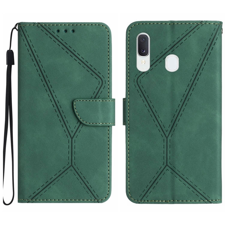 Stitching Embossed Leather Phone Case, For Samsung Galaxy A23 4G / 5G, For Samsung Galaxy A24 4G, For Samsung Galaxy A32 4G, For Samsung Galaxy A32 5G, For Samsung Galaxy A33 5G, For Samsung Galaxy A34 5G, For Samsung Galaxy A40                        ...
