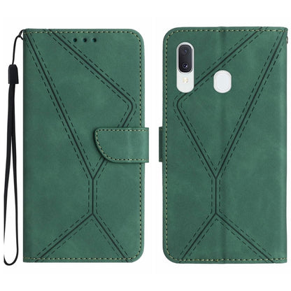 Stitching Embossed Leather Phone Case, For Samsung Galaxy A23 4G / 5G, For Samsung Galaxy A24 4G, For Samsung Galaxy A32 4G, For Samsung Galaxy A32 5G, For Samsung Galaxy A33 5G, For Samsung Galaxy A34 5G, For Samsung Galaxy A40                        ...