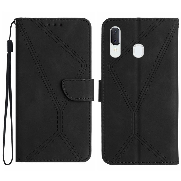 Stitching Embossed Leather Phone Case, For Samsung Galaxy A23 4G / 5G, For Samsung Galaxy A24 4G, For Samsung Galaxy A32 4G, For Samsung Galaxy A32 5G, For Samsung Galaxy A33 5G, For Samsung Galaxy A34 5G, For Samsung Galaxy A40                        ...