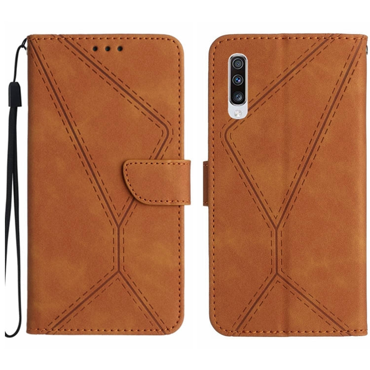 Stitching Embossed Leather Phone Case, For Samsung Galaxy A51 4G, For Samsung Galaxy A51 5G, For Samsung Galaxy A52 / A52s, For Samsung Galaxy A53 5G, For Samsung Galaxy A54 5G, For Samsung Galaxy A70 / A70s, For Samsung Galaxy A71 4G                  ...