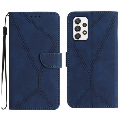 Stitching Embossed Leather Phone Case, For Samsung Galaxy A72 4G/5G, For Samsung Galaxy A73 5G, For Samsung Galaxy F14 5G, For Samsung Galaxy M14 5G, For Samsung Galaxy M33 5G, For Samsung Galaxy M53 5G, For Samsung Galaxy M54 5G