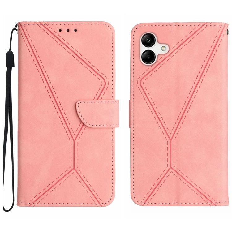 Stitching Embossed Leather Phone Case, For Samsung Galaxy A72 4G/5G, For Samsung Galaxy A73 5G, For Samsung Galaxy F14 5G, For Samsung Galaxy M14 5G, For Samsung Galaxy M33 5G, For Samsung Galaxy M53 5G, For Samsung Galaxy M54 5G