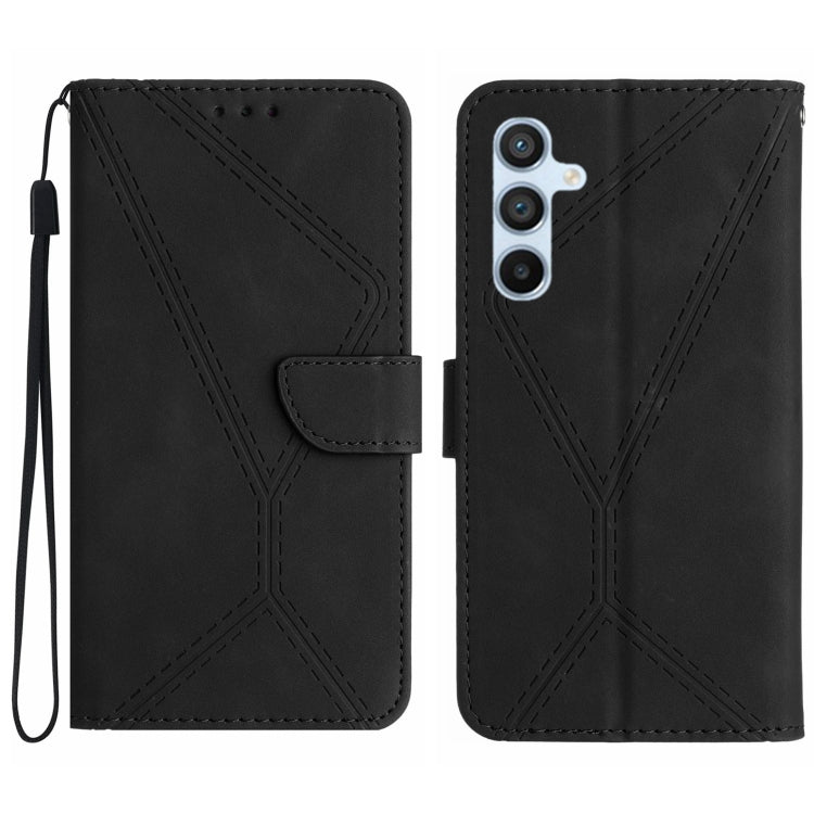 Stitching Embossed Leather Phone Case, For Samsung Galaxy A72 4G/5G, For Samsung Galaxy A73 5G, For Samsung Galaxy F14 5G, For Samsung Galaxy M14 5G, For Samsung Galaxy M33 5G, For Samsung Galaxy M53 5G, For Samsung Galaxy M54 5G