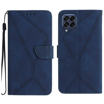 Stitching Embossed Leather Phone Case, For Samsung Galaxy A72 4G/5G, For Samsung Galaxy A73 5G, For Samsung Galaxy F14 5G, For Samsung Galaxy M14 5G, For Samsung Galaxy M33 5G, For Samsung Galaxy M53 5G, For Samsung Galaxy M54 5G