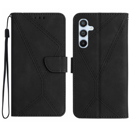 Stitching Embossed Leather Phone Case, For Samsung Galaxy A72 4G/5G, For Samsung Galaxy A73 5G, For Samsung Galaxy F14 5G, For Samsung Galaxy M14 5G, For Samsung Galaxy M33 5G, For Samsung Galaxy M53 5G, For Samsung Galaxy M54 5G