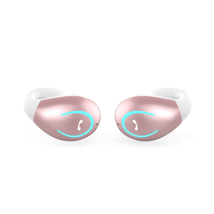YX08 Ultra-light Ear-hook Stereo Wireless V5.0 Bluetooth Earphones, Binaural, Double