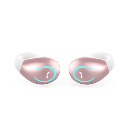 YX08 Ultra-light Ear-hook Stereo Wireless V5.0 Bluetooth Earphones, Binaural, Double