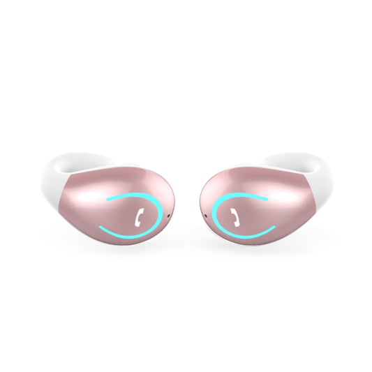 YX08 Ultra-light Ear-hook Stereo Wireless V5.0 Bluetooth Earphones, Binaural, Double