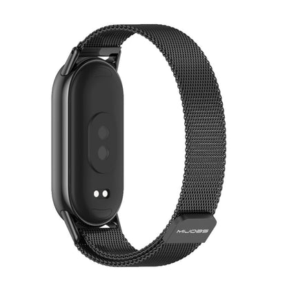Mijobs Milan Magnetic Metal Stainless Steel Watch Band, For Xiaomi Smart Band 10 / 9 / 8