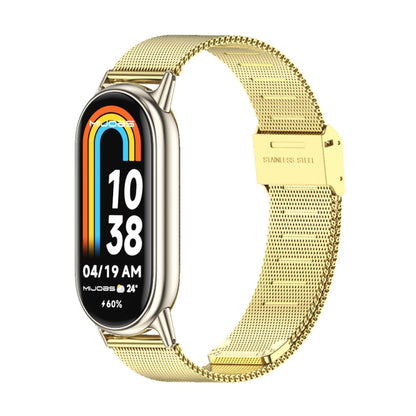 Mijobs Milan Buckle Metal Stainless Steel Watch Band, For Xiaomi Smart Band 10 / 9 / 8