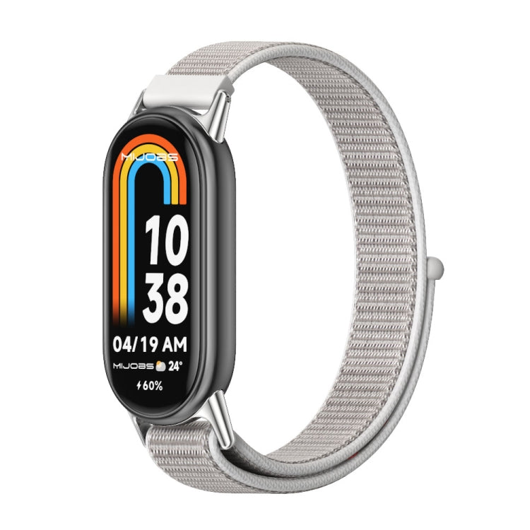 Mijobs Breathable Nylon Loop Watch Band, For Xiaomi Smart Band 10 / 9 / 8