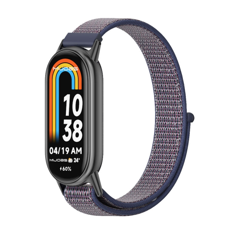 Mijobs Breathable Nylon Loop Watch Band, For Xiaomi Smart Band 10 / 9 / 8
