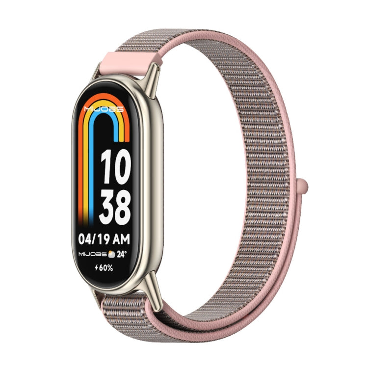 Mijobs Breathable Nylon Loop Watch Band, For Xiaomi Smart Band 10 / 9 / 8