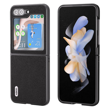 ABEEL Genuine Leather Luolai Series Phone Case, For Samsung Galaxy Z Flip6 / Flip7 FE, For Samsung Galaxy Z Fold6, For Samsung Galaxy Z Fold5, For Samsung Galaxy Z Flip5
