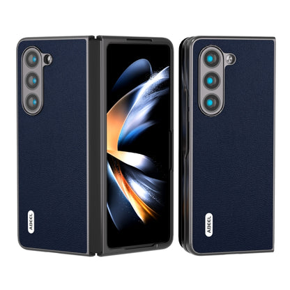 ABEEL Genuine Leather Luolai Series Phone Case, For Samsung Galaxy Z Flip6 / Flip7 FE, For Samsung Galaxy Z Fold6, For Samsung Galaxy Z Fold5, For Samsung Galaxy Z Flip5