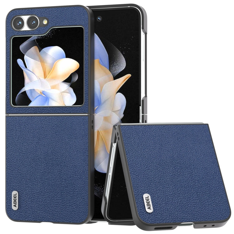 ABEEL Genuine Leather Luolai Series Phone Case, For Samsung Galaxy Z Flip6 / Flip7 FE, For Samsung Galaxy Z Fold6, For Samsung Galaxy Z Fold5, For Samsung Galaxy Z Flip5