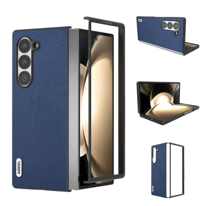 ABEEL Genuine Leather Luolai Series Phone Case, For Samsung Galaxy Z Flip6 / Flip7 FE, For Samsung Galaxy Z Fold6, For Samsung Galaxy Z Fold5, For Samsung Galaxy Z Flip5