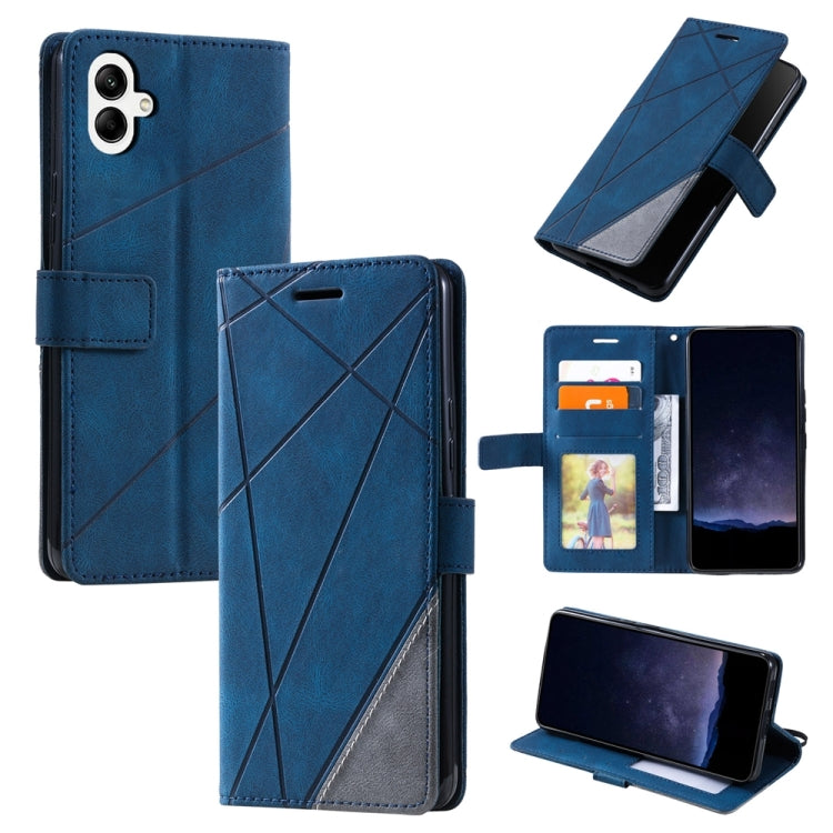 Skin Feel Splicing Leather Phone Case, For Samsung Galaxy Xcover 7, For Samsung Galaxy A55 5G, For Samsung Galaxy A35 5G, For Samsung Galaxy S24 Ultra 5G, For Samsung Galaxy S24+ 5G, For Samsung Galaxy S24 5G, For Samsung Galaxy A15                    ...
