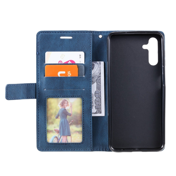 Skin Feel Splicing Leather Phone Case, For Samsung Galaxy A25 5G, For Samsung Galaxy S23 FE 5G, For Samsung Galaxy A24, For Samsung Galaxy A04e /F04, For Samsung Galaxy A34 5G, For Samsung Galaxy A54 5G
