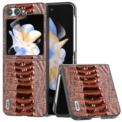 ABEEL Genuine Leather Weilai Series Phone Case, For Samsung Galaxy Z Flip6 / Flip7 FE, For Samsung Galaxy Z Fold6, For Samsung Galaxy Z Fold5, For Samsung Galaxy Z Flip5
