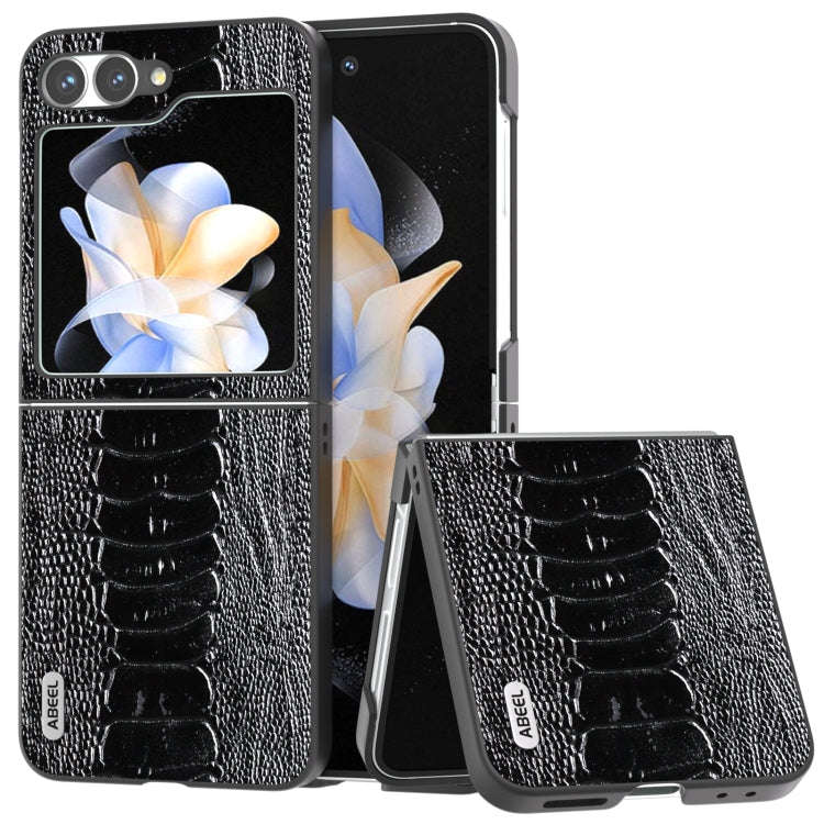 ABEEL Genuine Leather Weilai Series Phone Case, For Samsung Galaxy Z Flip6 / Flip7 FE, For Samsung Galaxy Z Fold6, For Samsung Galaxy Z Fold5, For Samsung Galaxy Z Flip5