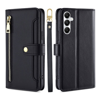 Sheep Texture Cross-body Zipper Wallet Leather Phone Case, For Samsung Galaxy M55 5G, For Samsung Galaxy M15, For Samsung Galaxy Xcover 7 5G, For Samsung Galaxy S24 Ultra 5G, For Samsung Galaxy S24+ 5G, For Samsung Galaxy S24 5G, For Samsung Galaxy A05...