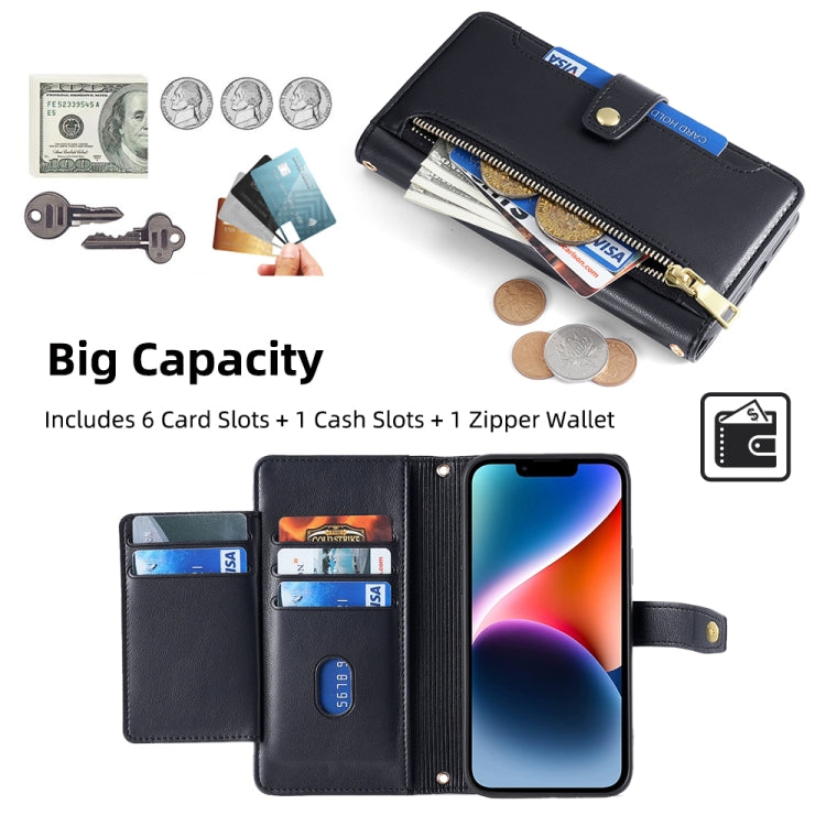Sheep Texture Cross-body Zipper Wallet Leather Phone Case, For Samsung Galaxy A22 5G, For Samsung Galaxy S21 FE 5G, For Samsung Galaxy S21 5G, For Samsung Galaxy A32 4G, For Samsung Galaxy S21+ 5G, For Samsung Galaxy S21 Ultra 5G, For Samsung Galaxy A1...